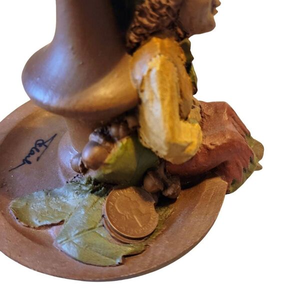 Vintage Mrs. Wink Tom Clark Cairn Studios Troll Gnome Fairy Candlestick Holder - Picture 4 of 10